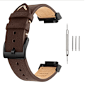 Miniatyrbillede 1 af 3: Urrem i ægte læder til Casio G-SHOCK DW-5600/GWB5600/GA-2100 Brun+sort