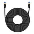 Miniatyrbillede 3 af 10: Flettet netværkskabel kat. 7 Baseus Ethernet RJ45, 10 Gbps, 10 m (sort)