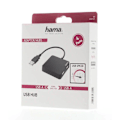 Miniatyrbild 2 av 2: HAMA Hub USB-A 2.0 4x Portar 480 Mbit/s Svart
