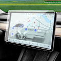 Pikkukuva 2 / 5: Tesla Cybertruck -näytönsuojakalvosetti [HD Clear] - Etu- ja takanäyttö