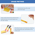 Miniatyrbillede 2 af 8: Lakmuspapir til pH-test (1-14) 80 teststrimler 2-pak