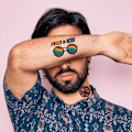 Miniatyrbild 2 av 5: Hippie Tillfälliga Tatueringar (Set med 10) B