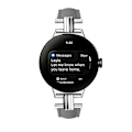 Miniatyrbild 2 av 3: Armband i äkta Läder för Google Pixel Watch 3 Grå 45 mm
