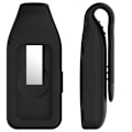 Miniatyrbillede 4 af 8: Stålclipsspænde til Huawei Band 10/9/8 - Silikone Sort