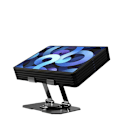 Miniatyrbild 6 av 6: Bärbar stativ - Ergonomisk design för optimal visning Svart