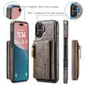 Pikkukuva 7 / 11: 2-in-1 magneettinen puhelinkotelo iPhone 16 Prolle - Kahvi