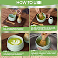 Miniatyrbild 3 av 7: Matcha Visp Set SQ Litet Set 4-Delars Gradient Röd Ny Box