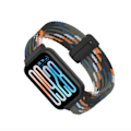 Pikkukuva 2 / 3: Nailoninen ranneke Xiaomi Mi Band 9 Pro / 8 Pro:lle, Redmi Watch 5:lle Musta