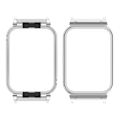 Pikkukuva 1 / 3: Metallikehys Xiaomi Band 9 Prolle - 20 mm Hopea