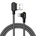 Pikkukuva 1 / 5: USB-Lightning-kaapeli, Mcdodo CA-4673, kulma, 1,8 m (musta)