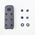 Miniatyrbillede 2 af 5: Multifunktionelt skedeklips med 6 huller til taktiske knive