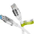 Miniatyrbild 1 av 10: Ethernet-kabel USB-A 3.0 till RJ45, 1,5 m