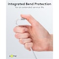 Miniatyrbild 4 av 11: USB-C™ supersoft textilkabel med metallkontakter, 2 m, vit
