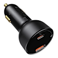 Miniatyrbild 11 av 11: Billaddare Baseus Superme, USB, USB-C, 100W (svart)
