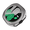 Miniatyrbillede 2 af 3: 2-i-1 Skærmbeskyttelse til Samsung Watch 7 Ultra titanium guld