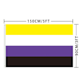 Miniatyrbillede 2 af 5: Regnbueflag - Vis din stolthed med dette farverige Prideflag