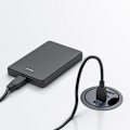 Pikkukuva 6 / 6: Kompakti USB 3.0 -keskitin: 2x USB-A, 1x USB-C ja ääniliitännät