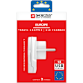 Miniatyrbild 4 av 4: Reseadapter Världen till Europa USB-A 12W Jordad
