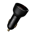 Miniatyrbild 6 av 11: Billaddare Baseus Superme, USB, USB-C, 100W + USB-C-kabel (svart)