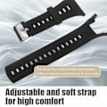 Miniatyrbild 6 av 6: INF Suunto Ambit 1/2/3 armband TPU Svart