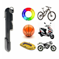 Miniatyrbild 6 av 7: Bärbar minicykelpump för landsvägs- och mountainbikes S