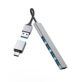Miniatyrbild 3 av 6: Hubb USB-A 3.2 4x-Portar 5 Gbit/s USB-C-Adapter