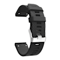 Miniatyrbillede 5 af 6: Silikone urrem til Garmin Fenix 5S Plus Sort