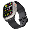 Miniatyrbillede 1 af 8: Horween læderurrem til Apple Watch 42/44/46/49 mm - mørkebrun Sort