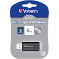 Miniatyrbild 2 av 2: USB 2.0 memory Store'N'Go 8GB  PinStripe extendable USB