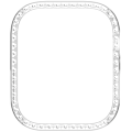 Miniatyrbild 5 av 6: Huawei Watch Fit 3-fodral med Diamond PC Hollow skyddsfodral Transparent