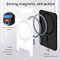 Miniatyrbillede 7 af 10: Retro Magnetisk Kortholder Cover til Redmi Redmi Note 13 5G