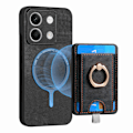 Miniatyrbillede 1 af 10: Retro Magnetisk Kortholder Cover til Redmi Redmi Note 13 4G