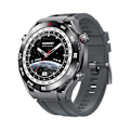 Miniatyrbillede 2 af 3: Silikone urrem 22mm til Huawei Watch Ultimate Mørkegrå