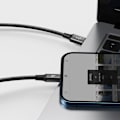 Miniatyrbild 9 av 11: Baseus Rapid Series 3-i-1 kabel USB-C För M+L+T 20W 1,5m Svart