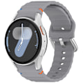 Miniatyrbillede 2 af 4: Samsung Watch 7 Wave rem - Sølvspænde (falder ikke i farven)
