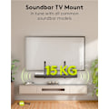 Miniatyrbild 3 av 9: Soundbar-fäste för TV-apparater Universal, svart