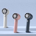 Miniatyrbild 10 av 11: Turbo Handhållen Fläkt: Kraftfull Kylning i Farten Vit