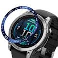 Miniatyrbillede 3 af 3: Blå & Hvid Bezel - 51mm AMOLED - Rustfrit Stål Opgradering