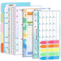 Miniatyrbild 1 av 4: A6 planeringsinsatser, budgetpärm insatser med 7 fickor, ekonomisk planerare refillpapper, kostnadsspårningsinsatser - G