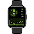 Miniatyrbild 3 av 5: Trainerwatch2 Smartwatch med rektangulär urtavla Svart