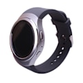 Miniatyrbillede 4 af 5: Silikone urrem til Samsung Galaxy Gear S2 SM-R730/SM-R720 Sort