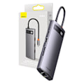 Miniatyrbillede 2 af 11: Hub 8in1 Baseus StarJoy Series, USB-C til 3x USB 3.1 + HDMI + USB-C PD + RJ45 + microSD/SD