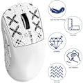 Miniatyrbillede 3 af 7: Forbedrede Grip Mouse Stickers til Logitech M650L/M750L Hvid
