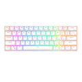 Miniatyrbillede 2 af 6: Mekanisk tastatur Royal Kludge RK61 RGB, brun switch (hvid)