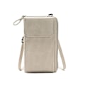 Miniatyrbild 1 av 4: Crossbody-telefonväska för kvinnor, multifunktionsaxelväska i PU-läder Grå
