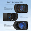 Miniatyrbillede 8 af 11: STARTRC Anti-Scratch Ring Lens Protector til Meta Quest 3 VR Headset