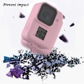 Miniatyrbillede 3 af 6: Silikone etui og tilbehør til GoPro Hero 8 Sort - pink