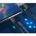 Miniatyrbillede 4 af 5: INF USB-C til USB-C kabel 5A/20V PD 100W Sort 2 m