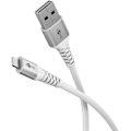 Miniatyrbillede 1 af 11: Lightning USB-A superblødt tekstilkabel med metalstik, 2 m, hvid