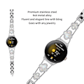 Miniatyrbild 2 av 6: Cloverlink-kedja för Google Pixel Watch Silver
